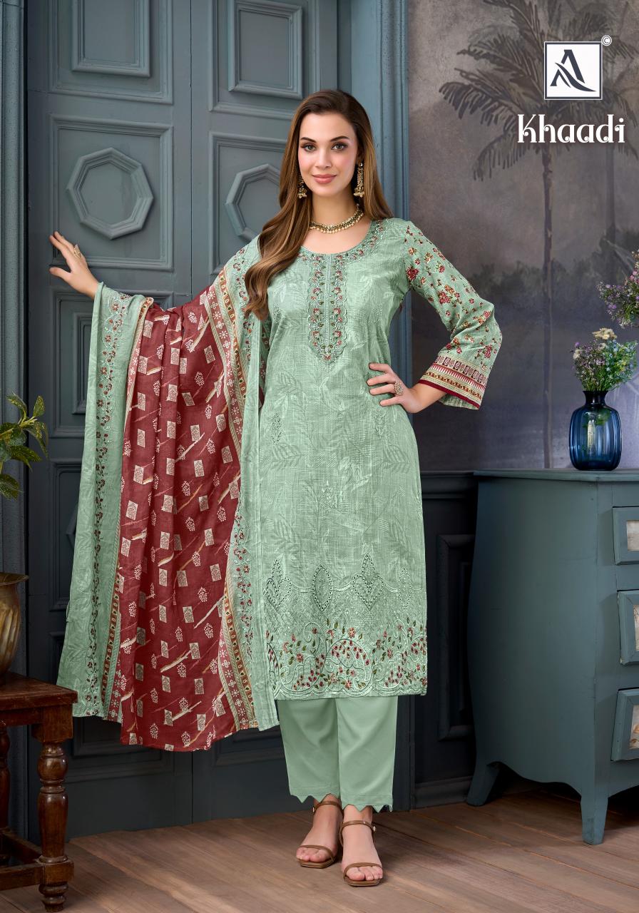 Alok Khaadi catalog surat dress material sdc 0621