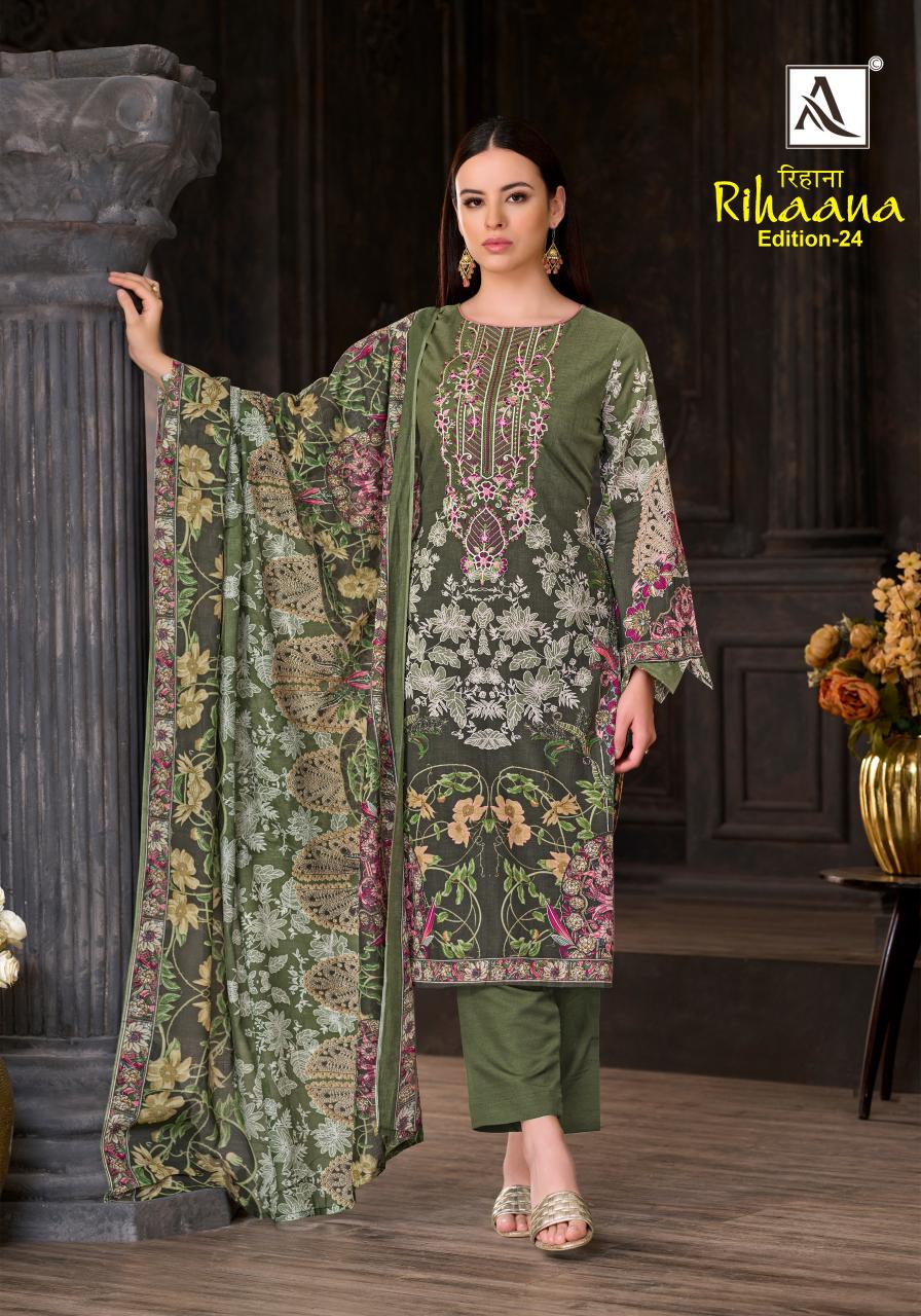 Alok Rihanna vol 24 catalog glossy surat dress material