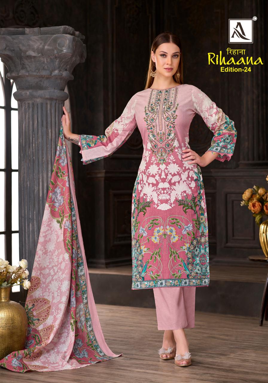 Alok Rihanna vol 24 catalog glossy surat dress material