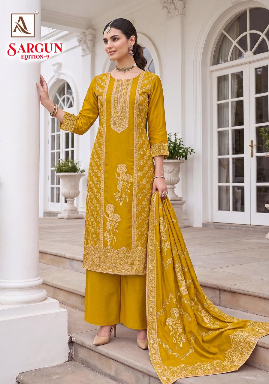 Alok Sargun vol 9 catalog dress material surat