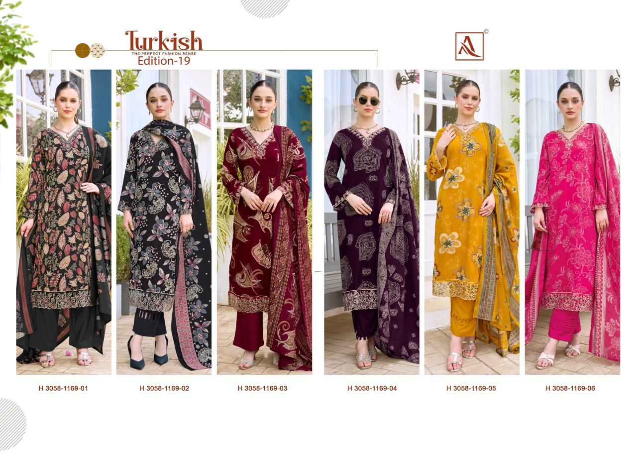 Alok Turkish vol 19 catalog surat dress material wholesale market online delivery