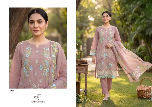 Amrutvela Jade Ombre Catalog pakistani wholesale suits