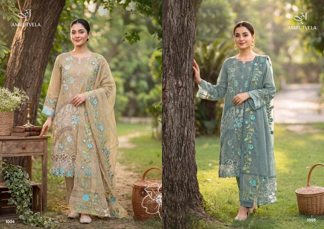Amrutvela Jade Ombre Catalog pakistani wholesale suits