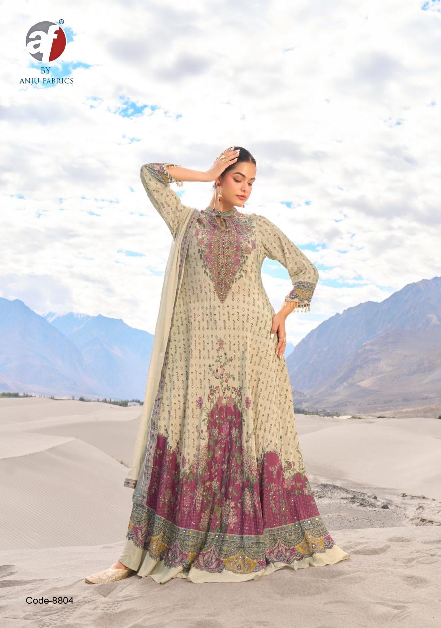 Anju Fabrics Deedar vol 3 catalog long kurti wholesale market