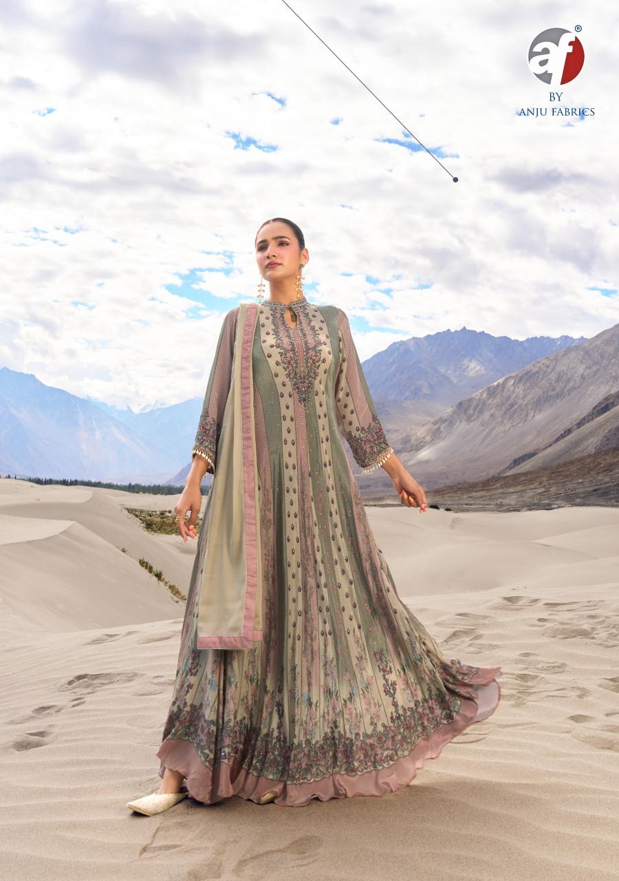 Anju Fabrics Deedar vol 3 catalog long kurti wholesale market