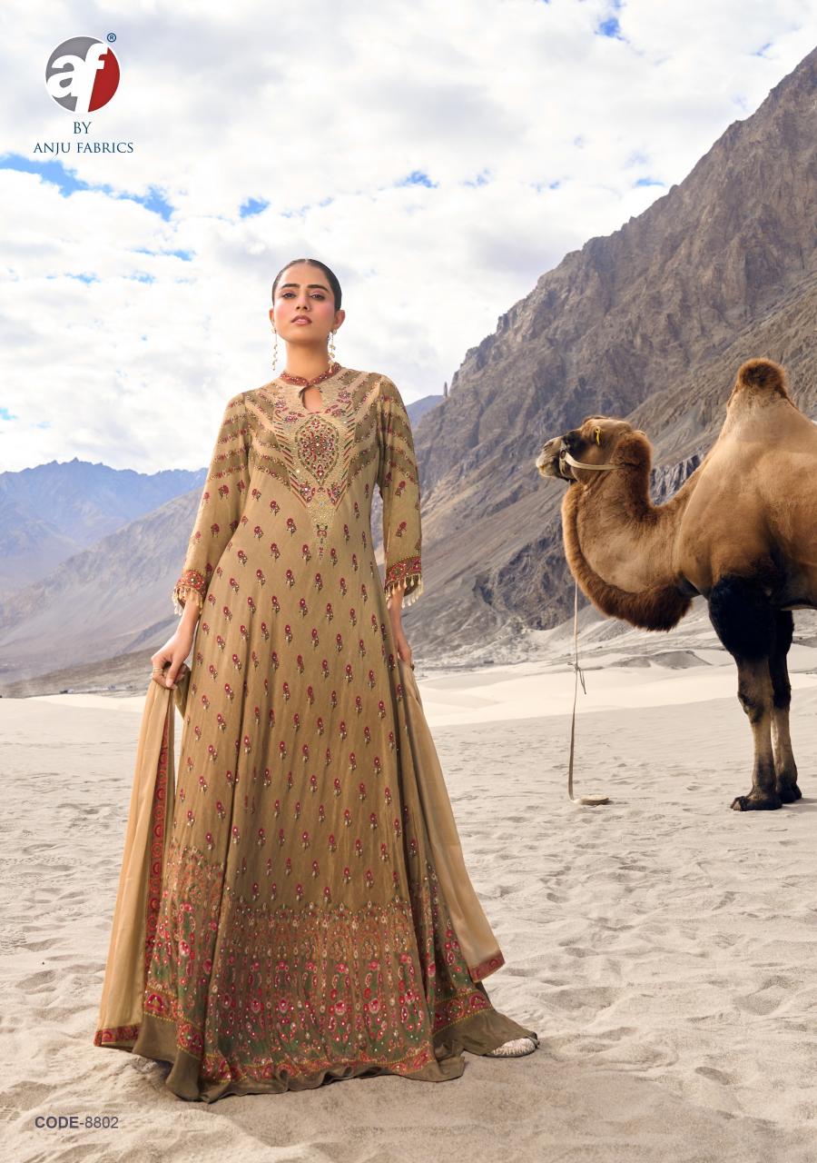 Anju Fabrics Deedar vol 3 catalog long kurti wholesale market