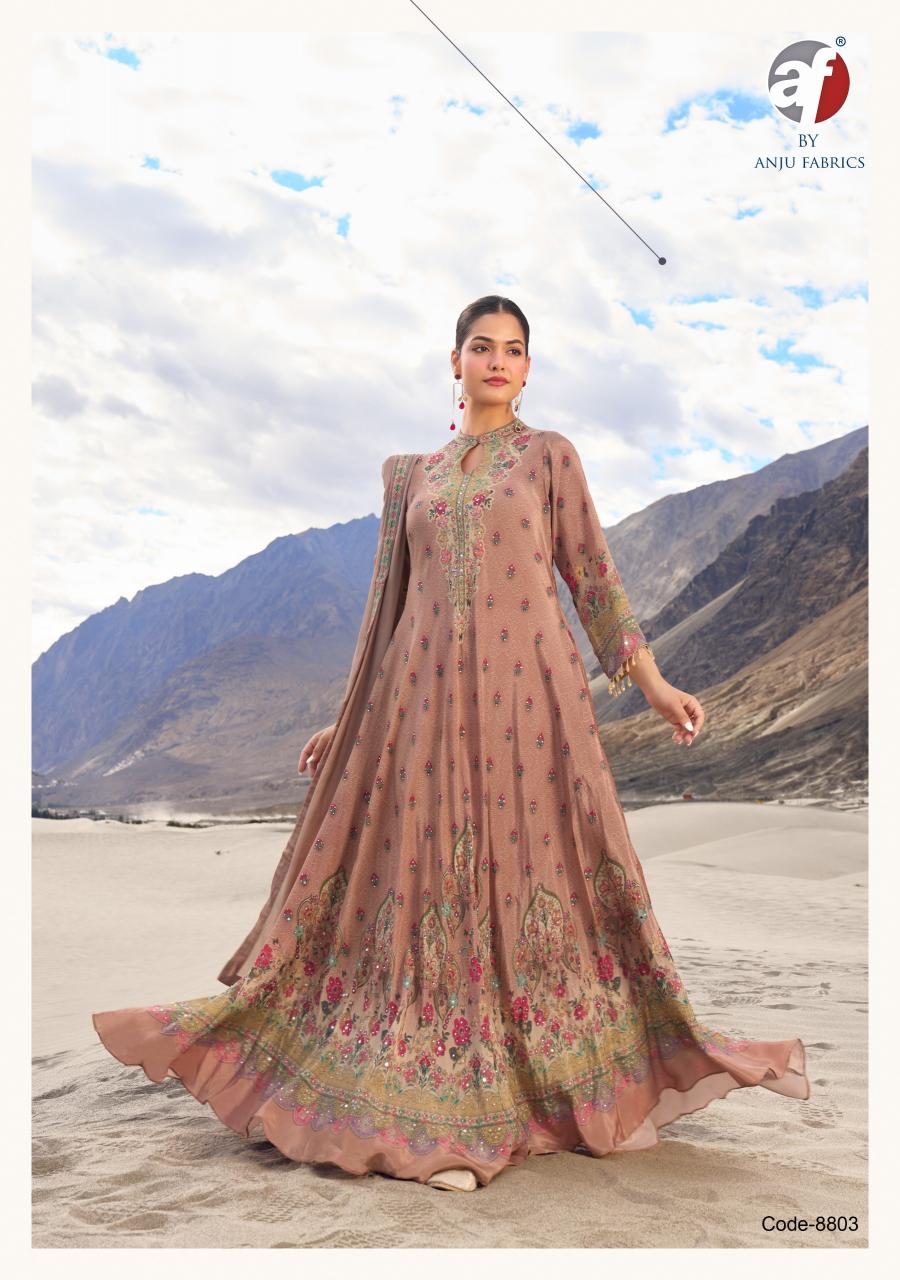 Anju Fabrics Deedar vol 3 catalog long kurti wholesale market