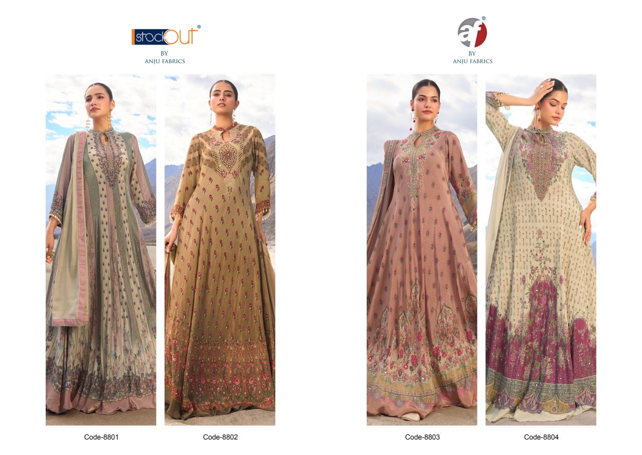 Anju Fabrics Deedar vol 3 catalog long kurti wholesale market
