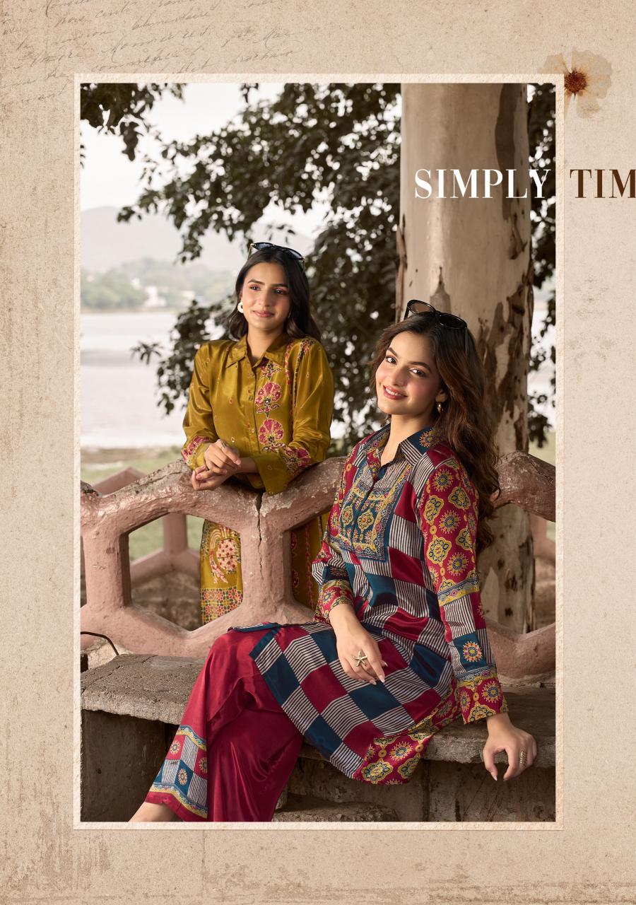 Anju Fabrics Fusion vol 6 catalog co ord set for women wholesale
