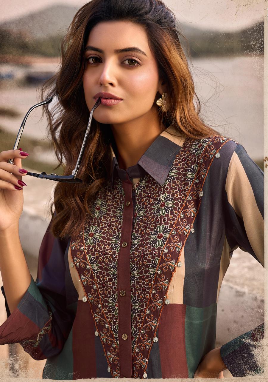 Anju Fabrics Fusion vol 6 catalog co ord set for women wholesale