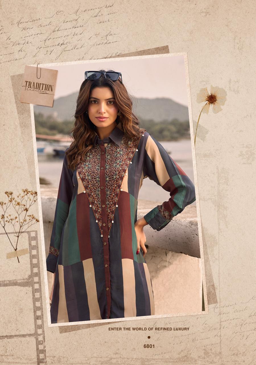 Anju Fabrics Fusion vol 6 catalog co ord set for women wholesale