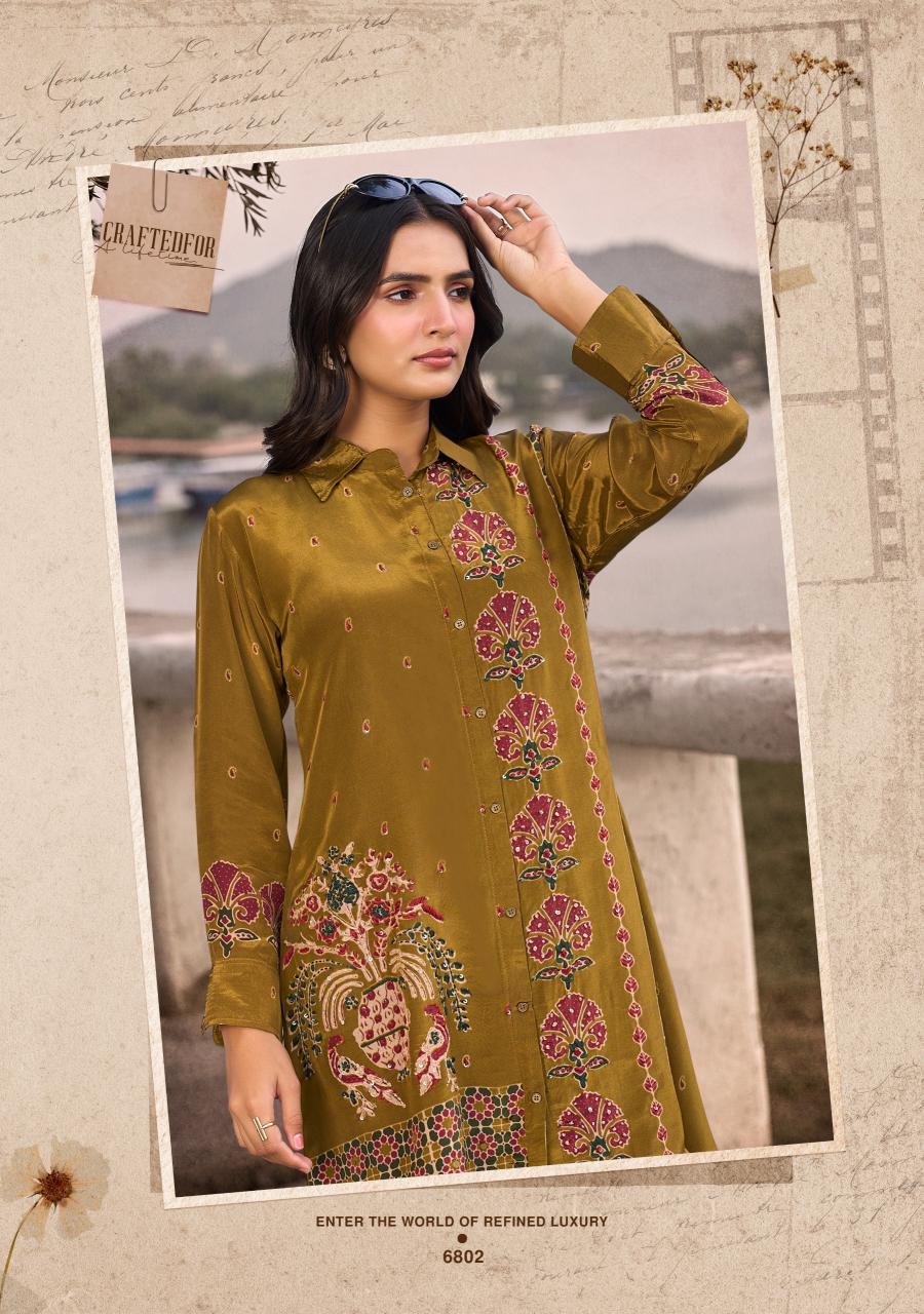 Anju Fabrics Fusion vol 6 catalog co ord set for women wholesale
