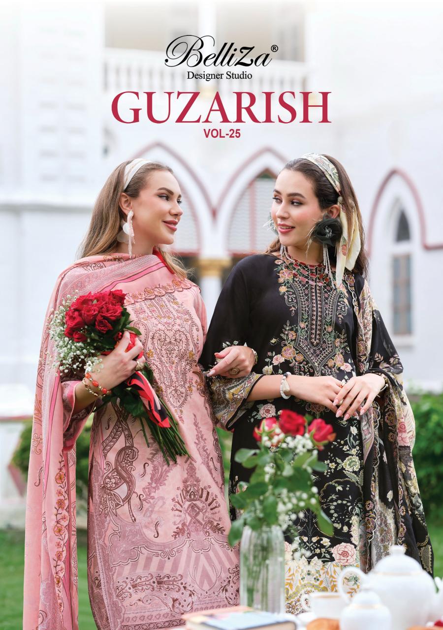 Belliza Guzarish Vol 25 Catalog unstitched dress material manufacturer in surat