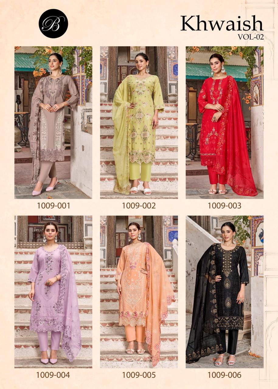 Belliza Khwaish Vol 2 catalog latest dress material in surat 