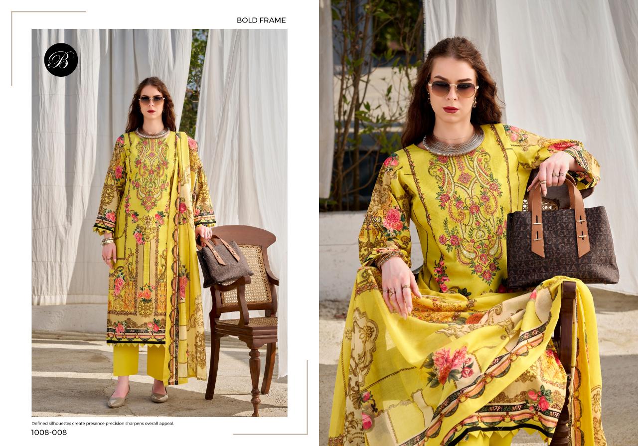Belliza Naira Vol 157 catalog cotton dress material surat