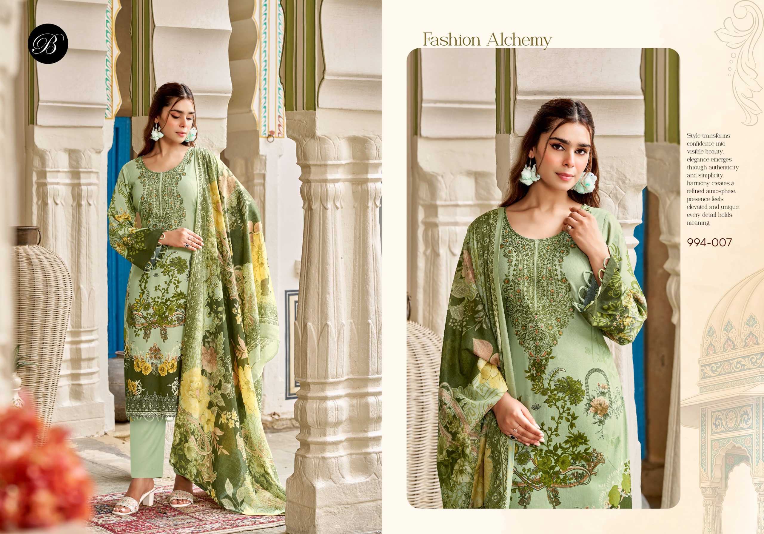 Belliza Riwayat Vol 19 catalog where to buy dress material in surat