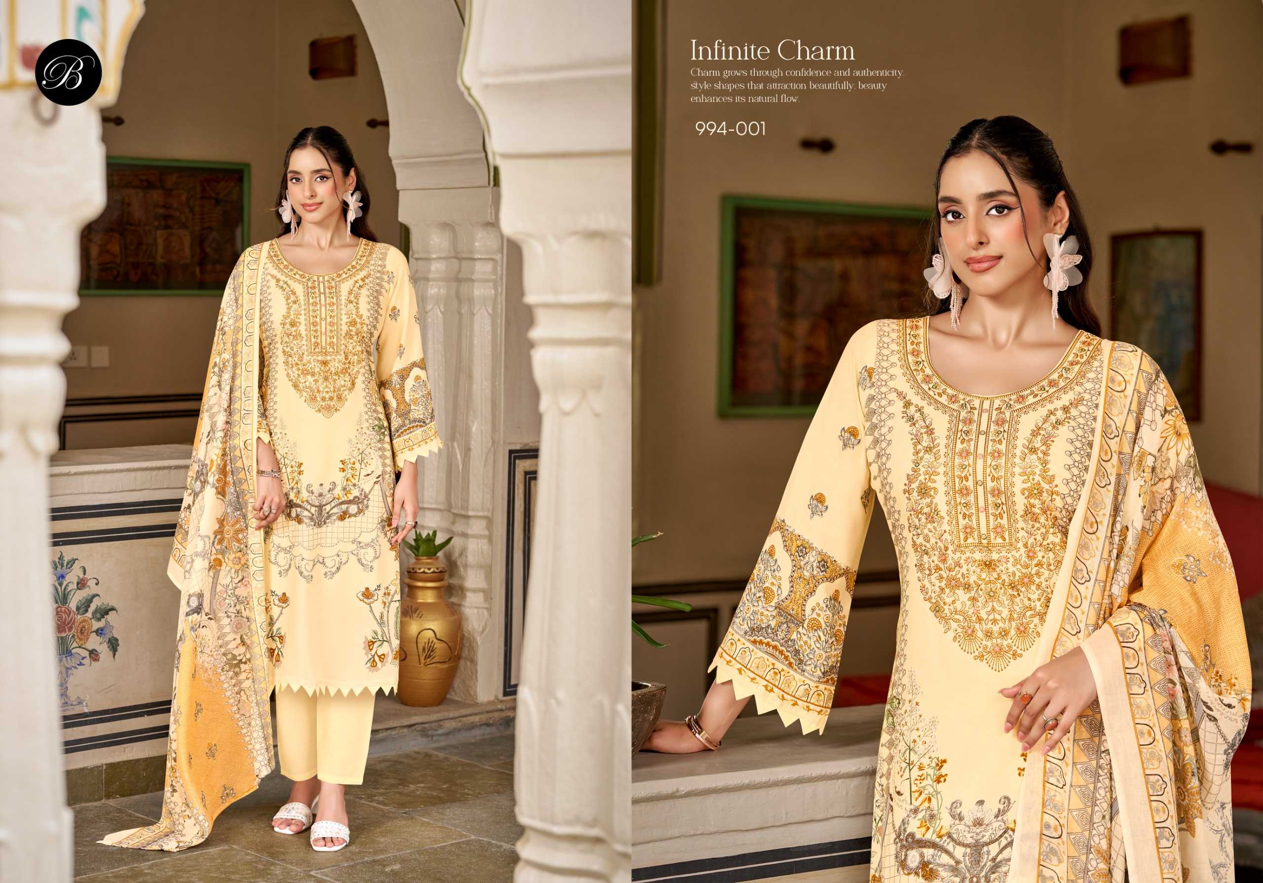 Belliza Riwayat Vol 19 catalog where to buy dress material in surat