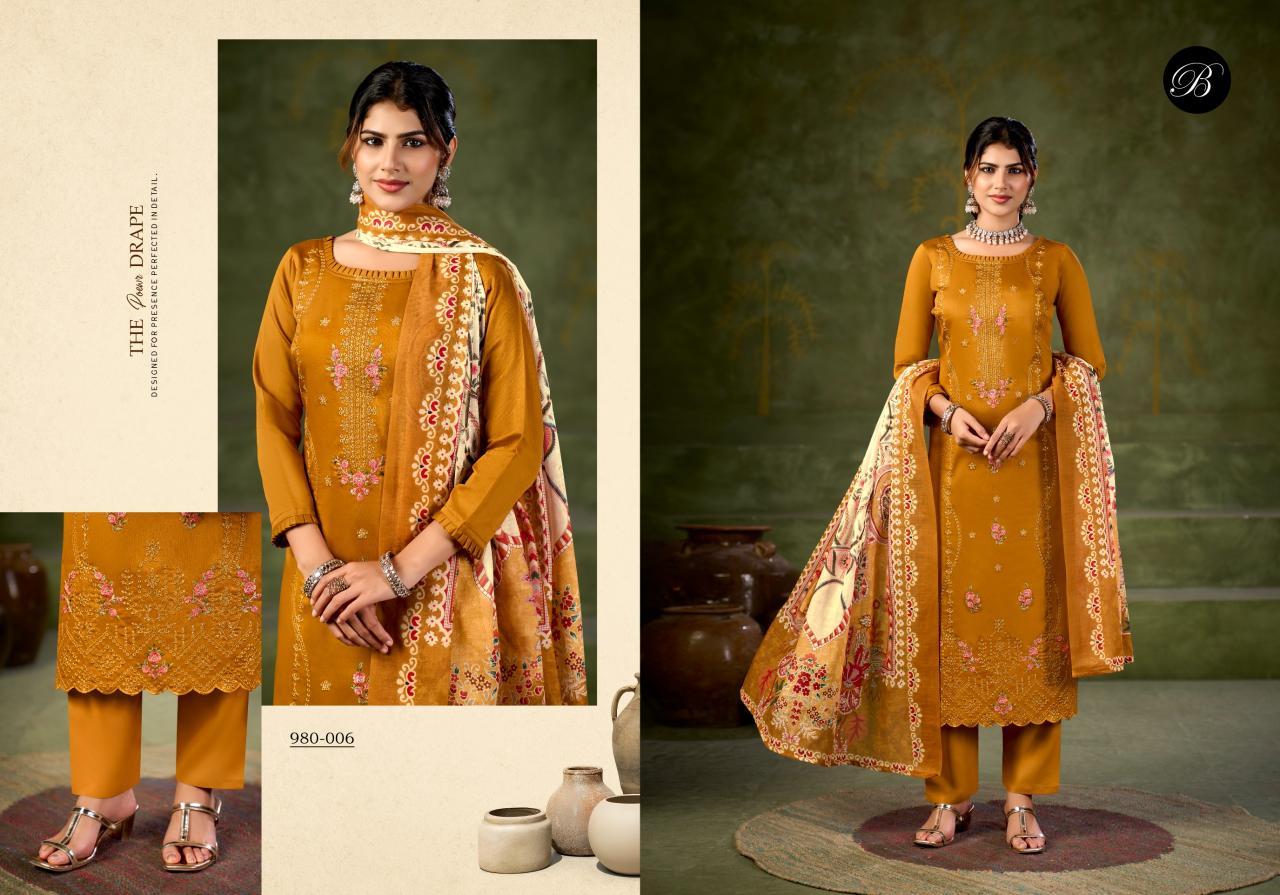 Belliza Zarqash Vol 18 catalog surat adajan mall for dress material