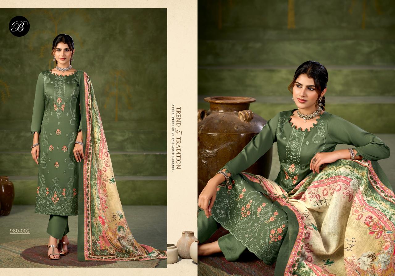 Belliza Zarqash Vol 18 catalog surat adajan mall for dress material