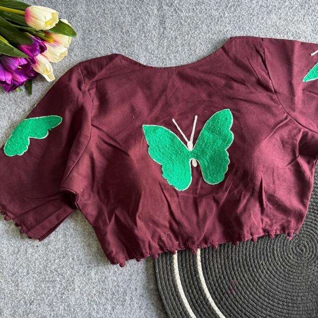 Blousewala Flex Cotton Pure Flex Cotton Towel Work Blouse