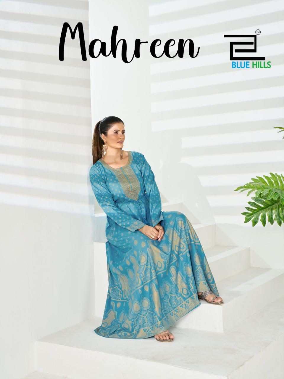 Blue Hills mahreen catalog rayon kurtis wholesale