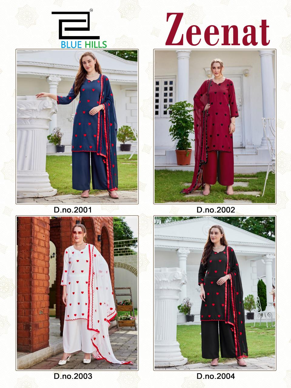 Blue Hills Zeenat catalog kurtis wholesaler in delhi