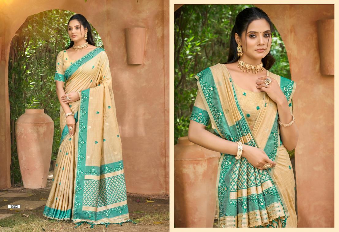 Bunawat - Amolika SIlk Sangam Prints Assam Silk Woven Work Traditional Saree