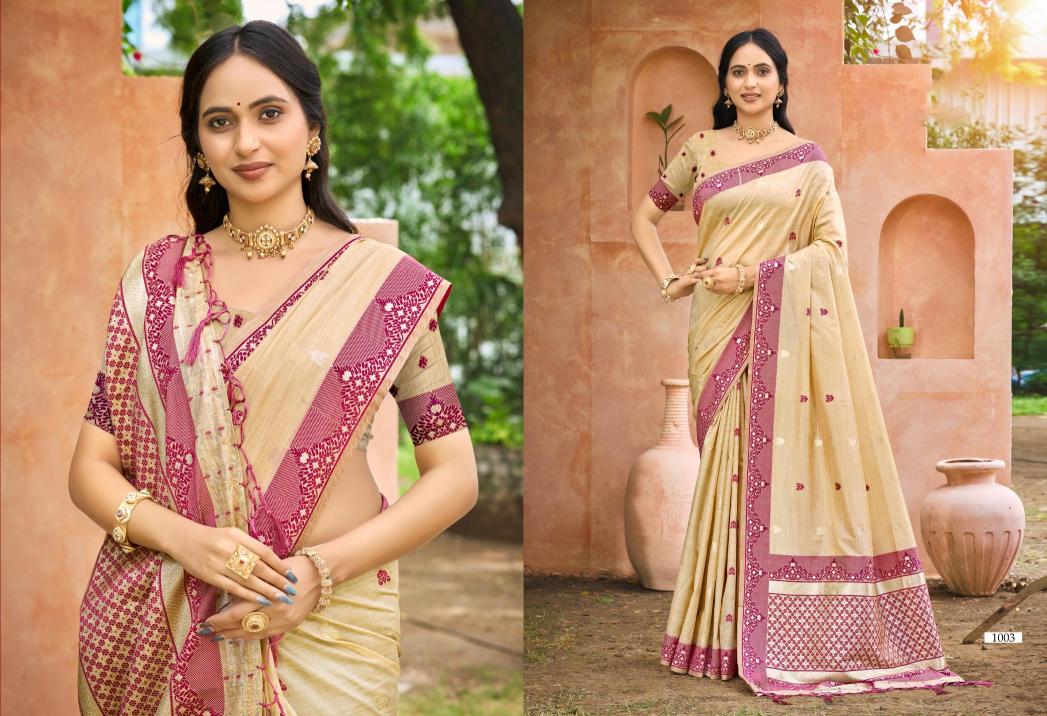 Bunawat - Amolika SIlk Sangam Prints Assam Silk Woven Work Traditional Saree