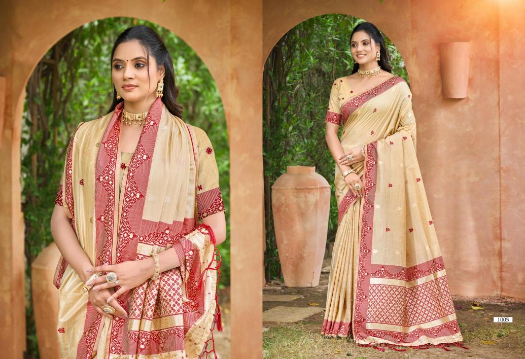 Bunawat - Amolika SIlk Sangam Prints Assam Silk Woven Work Traditional Saree