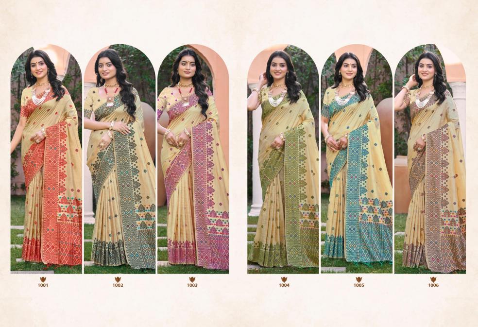 Bunawat - Anubhavika Sangam Prints Assam Silk Woven Work Traditional Saree
