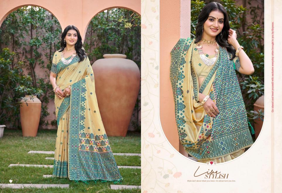 Bunawat - Anubhavika Sangam Prints Assam Silk Woven Work Traditional Saree