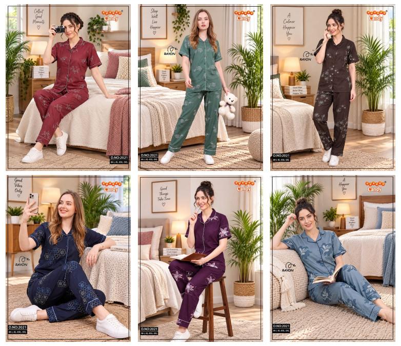 Candy 2021 catalog wholesaler night dress