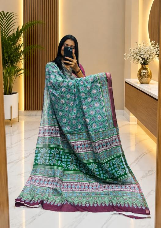 Dazira Ajrakh cotton vol 2 catalog wholesale saree shops in varanasi
