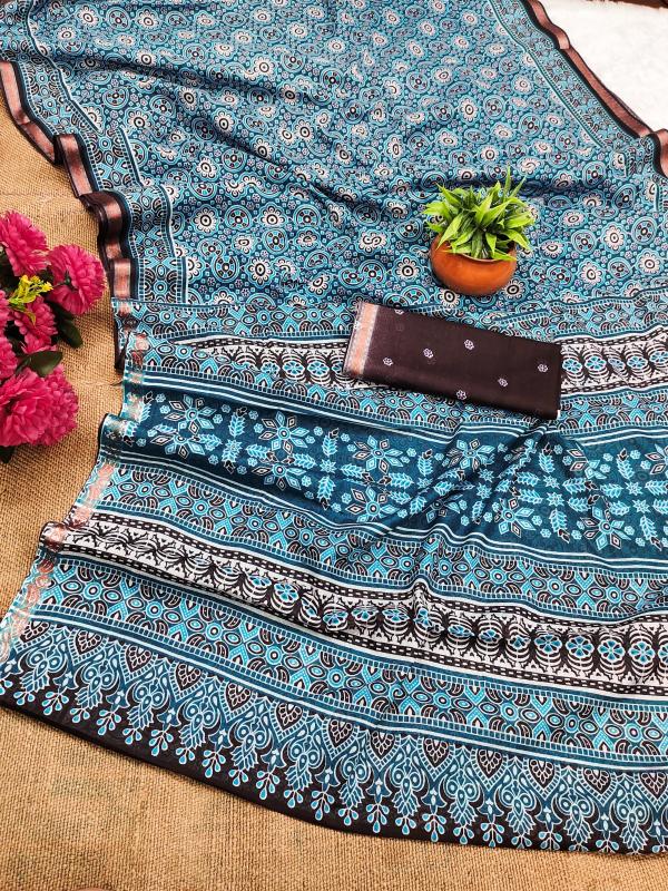 Dazira Ajrakh cotton vol 2 catalog wholesale saree shops in varanasi