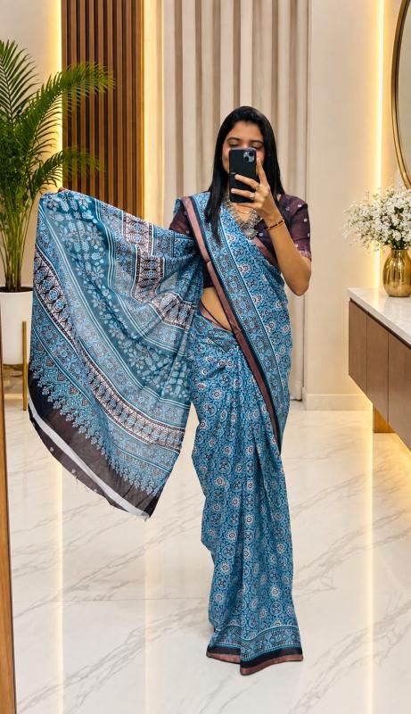 Dazira Ajrakh cotton vol 2 catalog wholesale saree shops in varanasi