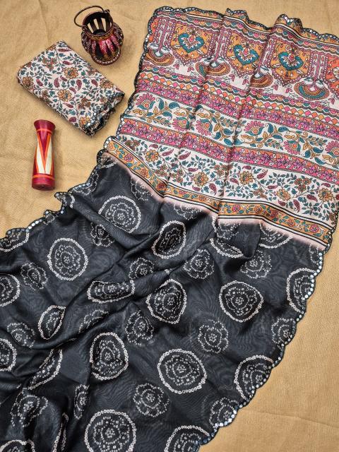 Dazira Chanderi Linen vol 1 catalog ajrakh sarees wholesale