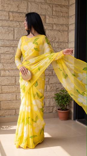 Dazira Georgette vol 64 catalog georgette sarees wholesale