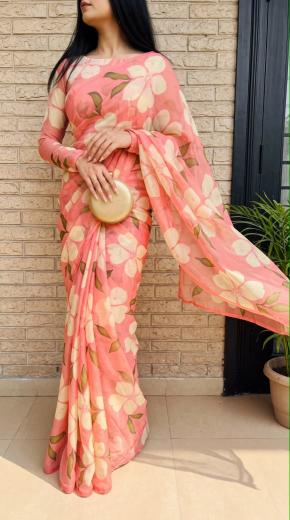 Dazira Georgette vol 64 catalog georgette sarees wholesale