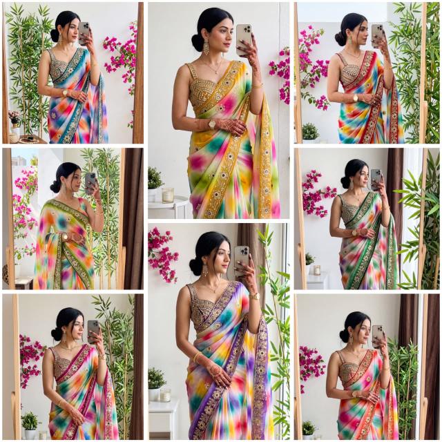 Dazira Georgette vol 67 catalog saree covers wholesale mumbai