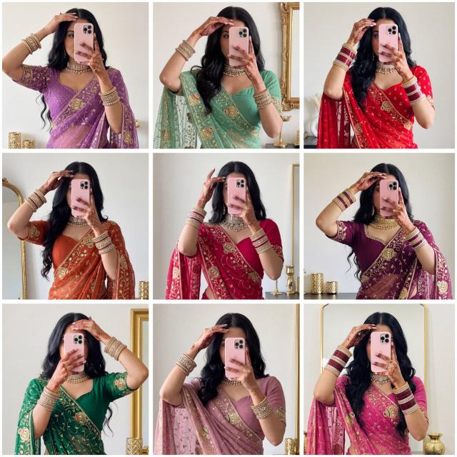 Dazira Georgette vol 68 catalog saree wholesale in godown street