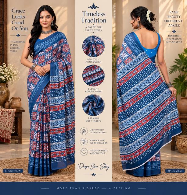 Dazira Mal Mal Cotton vol 9 catalog bhagalpuri cotton sarees wholesale