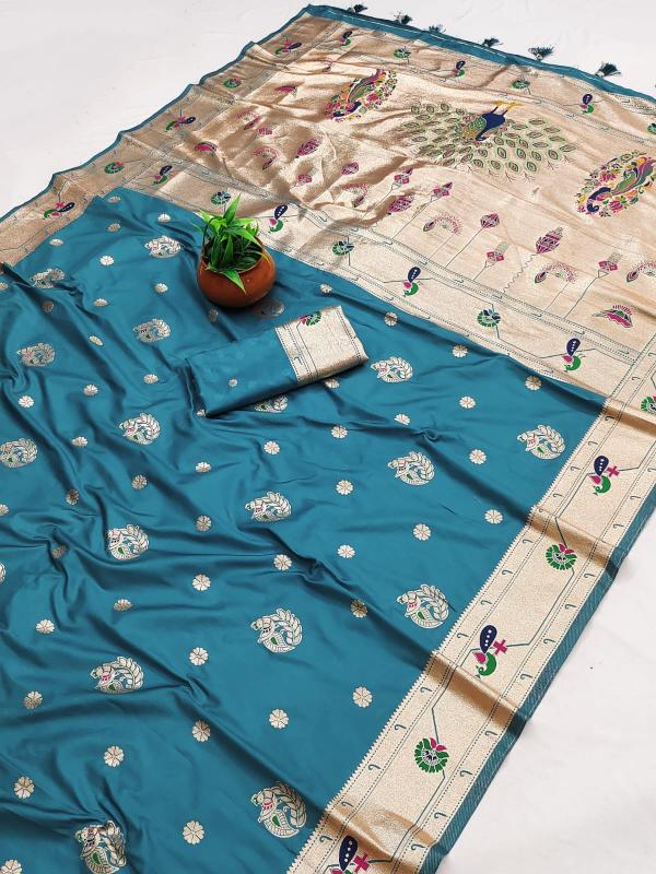 Dazira Pure Peshwai Bomkai Paithani catalog wholesale paithani sarees