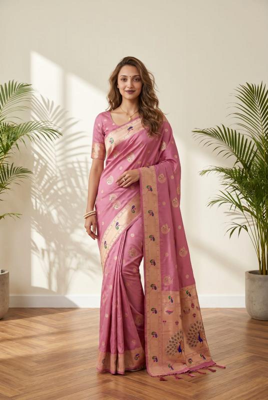 Dazira Pure Peshwai Bomkai Paithani catalog wholesale paithani sarees