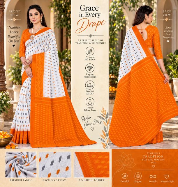Dazira Soft Pure Cotton vol 21 catalog batik cotton sarees in wholesale price