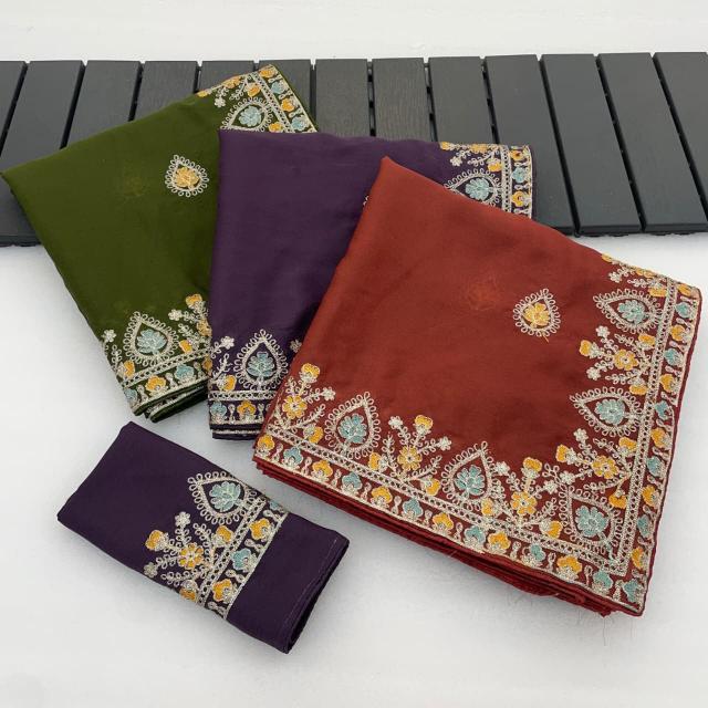 Dazira soft star Georgette vol 2 catalog korvai sarees in wholesalers in chennai