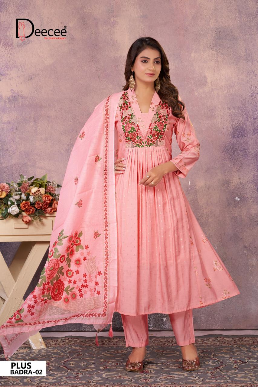 Deecee Plus Badra catalog anarkali kurtis wholesale online