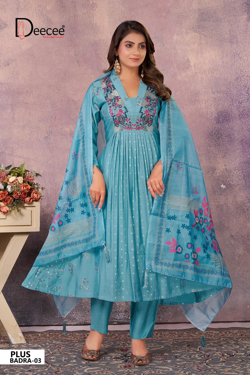 Deecee Plus Badra catalog anarkali kurtis wholesale online