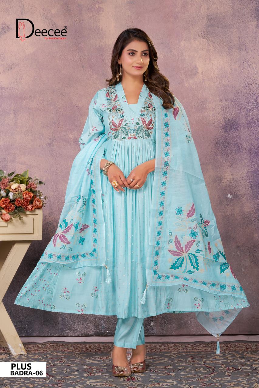 Deecee Plus Badra catalog anarkali kurtis wholesale online