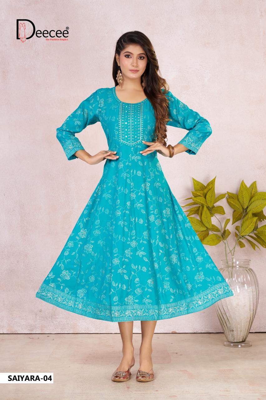 Deecee Saiyara catalog branded kurti wholesale market