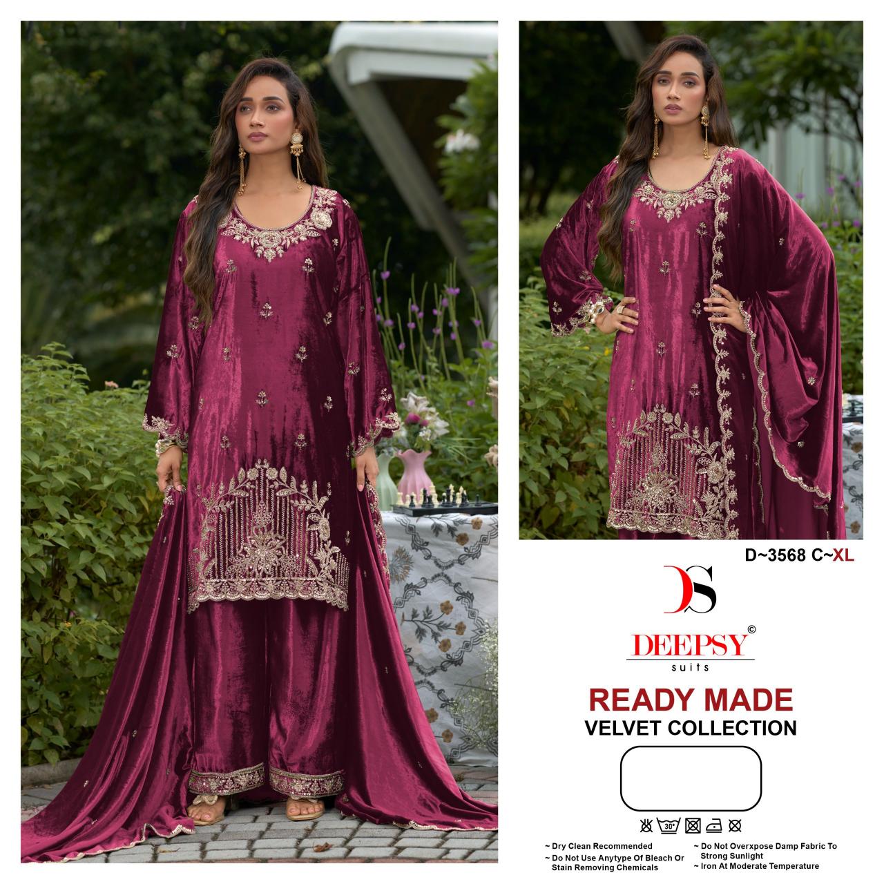 Deepsy 3568 catalog pakistani designer suits wholesale